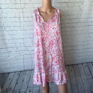 Lauren Ralph Lauren Pink & Orange dress size M